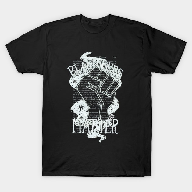 Black Lives Matter- invert design T-Shirt by Polkadotdreamer